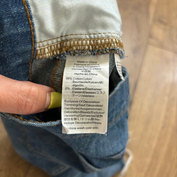 Madewell High Rise Denim Shorts 4" Inseam Medium Wash Size 25 - Picture 5 of 6